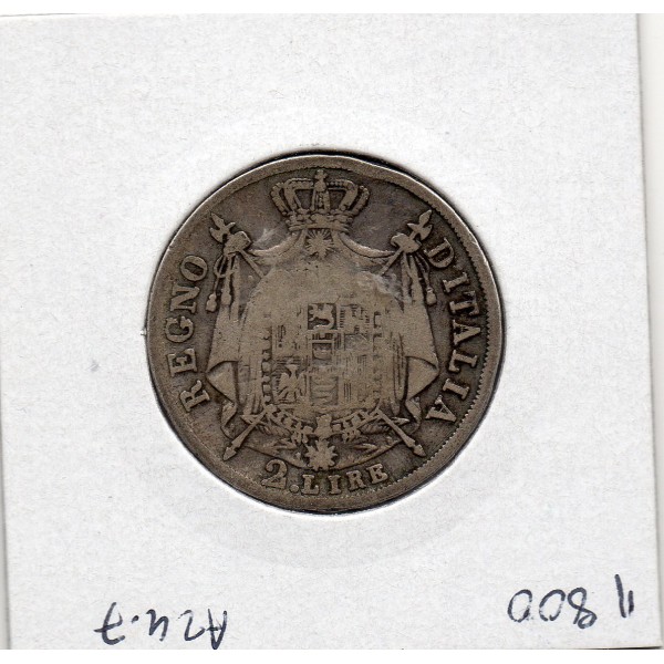 Italie Napoléon 2 Lire 1812 B Bologne TB,  KM.C9
