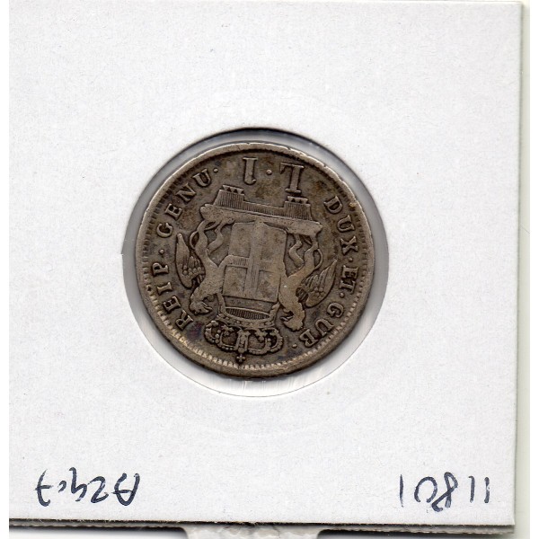 Italie Gênes, 1 lira 1794 TB KM.221a Saint Jean-Baptiste