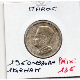 Maroc 1 dirham 1380 AH - 1960 Sup Mohammed V