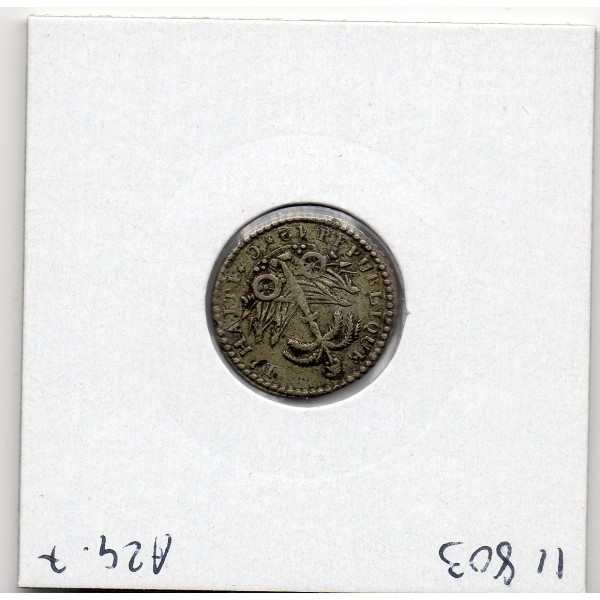Haiti 12 centimes an 24 1827 Sup-, KM.19 Jean Pierre Boyer