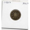 Suisse 10 rappen 1850 TTB, KM.6 ecusson