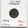 Suisse Canton Genève 1 Sol 1819 TB, KM.119