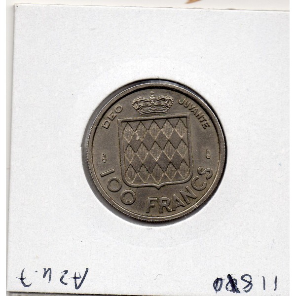 Monaco 100 francs 1956 Sup, Gad.143 Rainier III