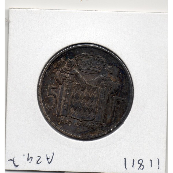 Monaco 5 Francs 1960 Sup, Gad.152 Rainier III
