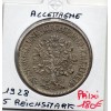 Allemagne 5 reichsmark 1928 A, TTB KM.56 Weimar, chêne
