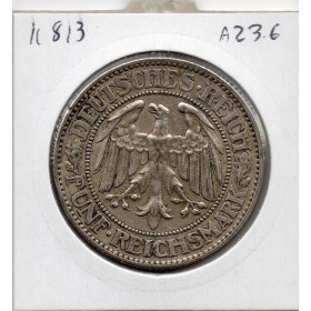Allemagne 5 reichsmark 1928 A, TTB KM.56 Weimar, chêne