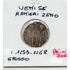 Italie Venise Ranieri Zeno Grosso 1253-1268 TTB