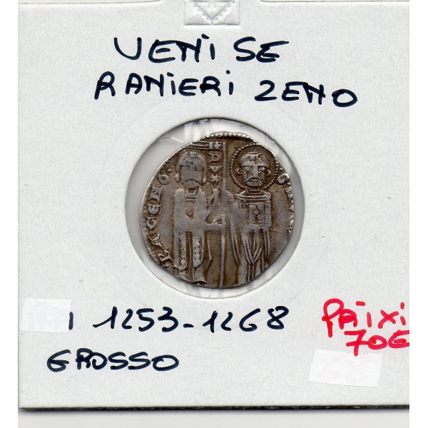 Italie Venise Ranieri Zeno Grosso 1253-1268 TTB