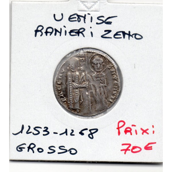 Italie Venise Ranieri Zeno Grosso 1253-1268 TTB