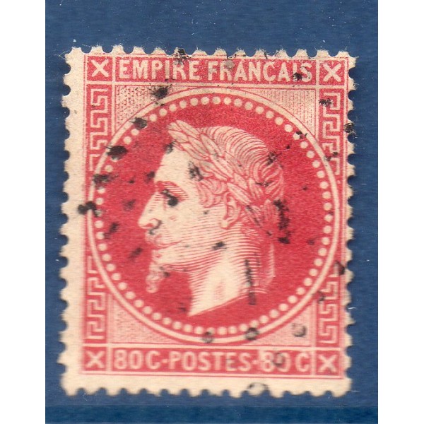 copy of Timbre France Yvert No 32 Empire Lauré 80c rose Oblitéré