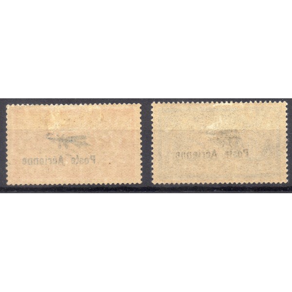 Timbres France Poste Aérienne Yvert 1-2 merson surchargé neuf * avec charnière
