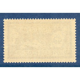 copy of Timbre France Yvert No 143 Type merson 45c Vert et bleu neuf ** petit pli