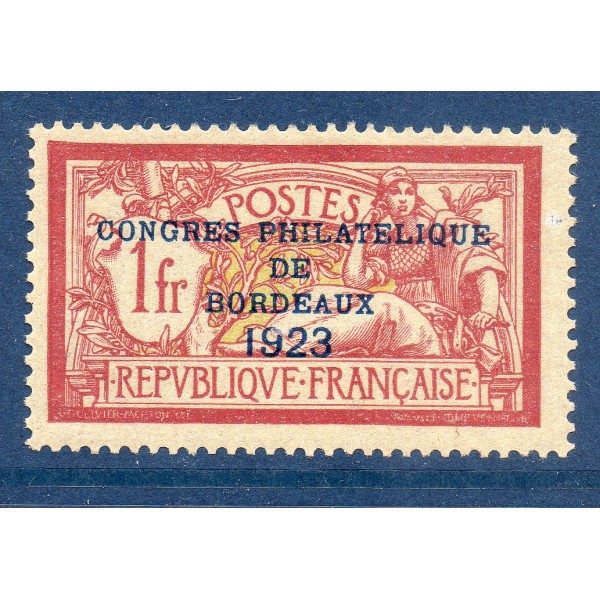 Timbre France Yvert No 182 congrès de Bordeaux neuf **