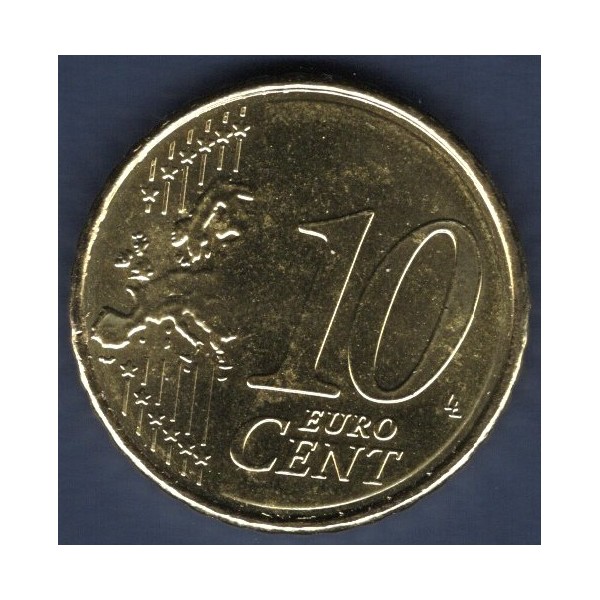 Pièce de 10 centimes d'Euro Grèce - 2ème Carte (2007 à nos jours)
