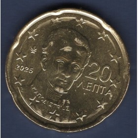 Pièce de 20 centimes d'Euro Grèce - 2ème Carte (2007 à nos jours)