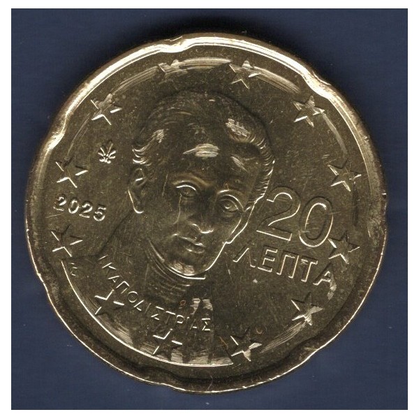 Pièce de 20 centimes d'Euro Grèce - 2ème Carte (2007 à nos jours)