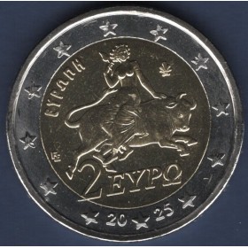 Pièce de 2 Euro Grèce - 2ème Carte (2007 à nos jours)