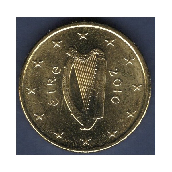 Pièce de 10 centimes d'Euro Irlande - 2ème Carte (2007 à nos jours)