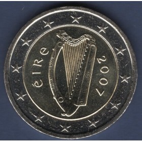 Pièce de 2 Euro Irlande - 2ème Carte (2007 à nos jours)
