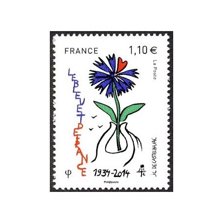 Timbre France Yvert No 4907 Bleuet de France