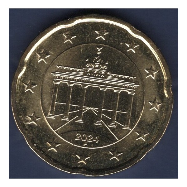 Pièce de 20 centimes d'Euro Allemagne - 2ème Carte (2007 à nos jours)