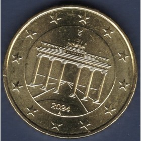 Pièce de 50 centimes d'Euro Allemagne - 2ème Carte (2007 à nos jours)