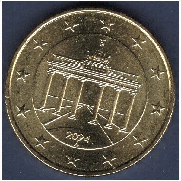 Pièce de 50 centimes d'Euro Allemagne - 2ème Carte (2007 à nos jours)