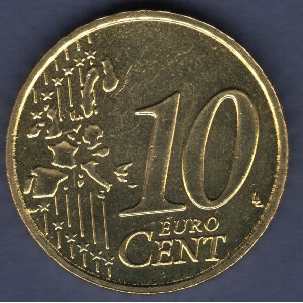 Pièce de 10 centimes d'Euro Allemagne - 1ère Carte (2002-2006)