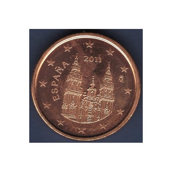 Pièce de 1 centime d'Euro Espagne - 2ème Type (2010 à nos jours)