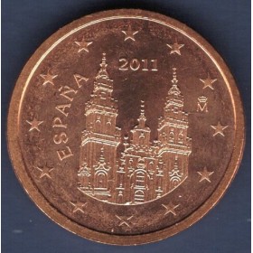 Pièce de 2 centimes d'Euro Espagne - 2ème Type (2010 à nos jours)