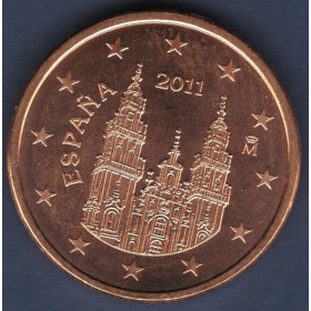 Pièce de 5 centimes d'Euro Espagne - 2ème Type (2010 à nos jours)