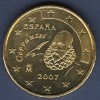 Pièce de 10 centimes d'Euro Espagne - 1er Type, 2ème Carte (2007-2009)