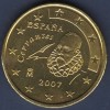 Pièce de 50 centimes d'Euro Espagne - 1er Type, 2ème Carte (2007-2009)