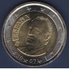 Pièce de 2 Euro Espagne - 1er Type, 2ème Carte (2007-2009)