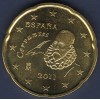 Pièce de 20 centimes d'Euro Espagne - 2ème Type, 2ème Carte (2010 à nos jours)
