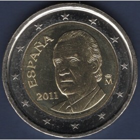 Pièce de 2 Euro Espagne - 2ème Type, 2ème Carte (2010 à 2014)