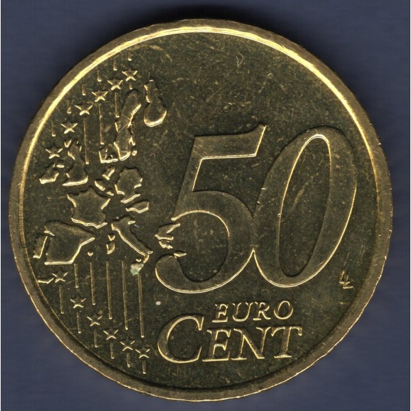 Pièce de 50 centimes d'Euro Autriche - 1ère Carte (2002-2007)