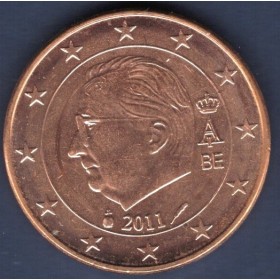 Pièce de 5 centimes d'Euro Belgique - Albert II, 2ème type (2009-2013)