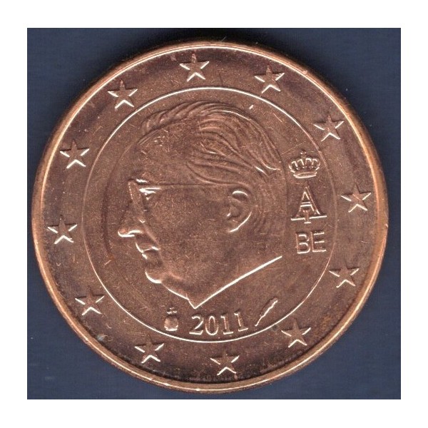 Pièce de 5 centimes d'Euro Belgique - Albert II, 2ème type (2009-2013)