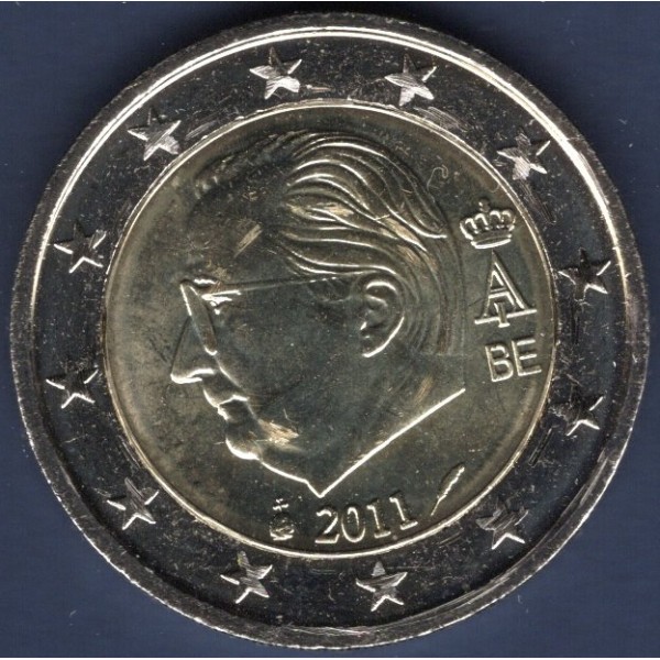 Pièce de 2 Euro Belgique - Albert II, 2ème type (2009-2013)