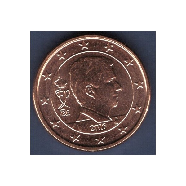 Pièce de 1 centime d'Euro Belgique - Roi Philippe (2014 à nos jours)