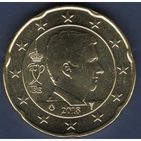Pièce de 20 centimes d'Euro Belgique - Roi Philippe (2014 à nos jours)