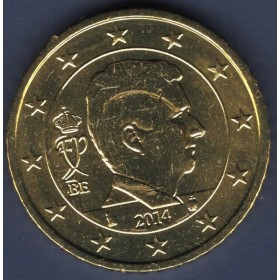 Pièce de 50 centimes d'Euro Belgique - Roi Philippe (2014 à nos jours)