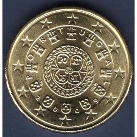 Pièce de 10 centimes d'Euro Portugal - 2ème carte (2008 à nos jours)