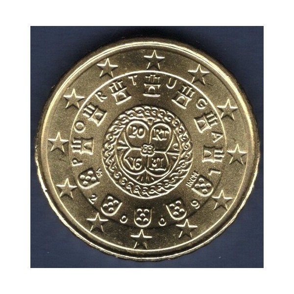 Pièce de 10 centimes d'Euro Portugal - 2ème carte (2008 à nos jours)