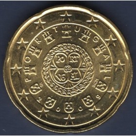 Pièce de 20 centimes d'Euro Portugal - 2ème carte (2008 à nos jours)