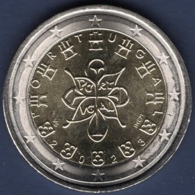 Pièce de 2 Euro Portugal - 2ème carte (2008 à nos jours)