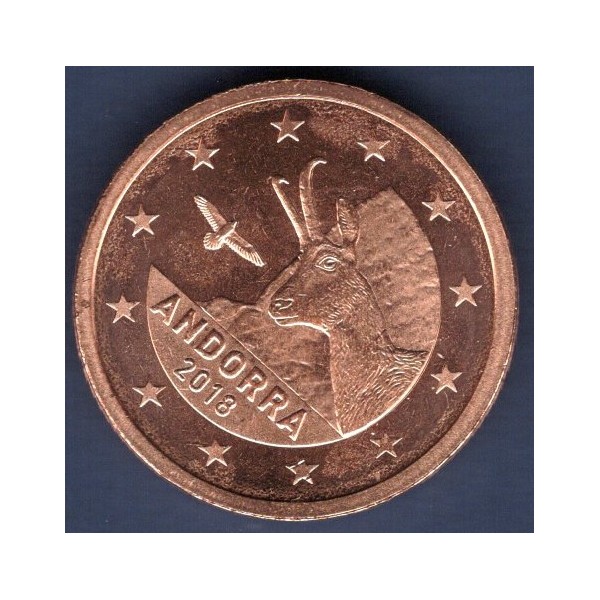 Pièce de 2 centimes d'Euro Andorre 2018