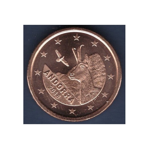 Pièce de 1 centime d'Euro Andorre 2018