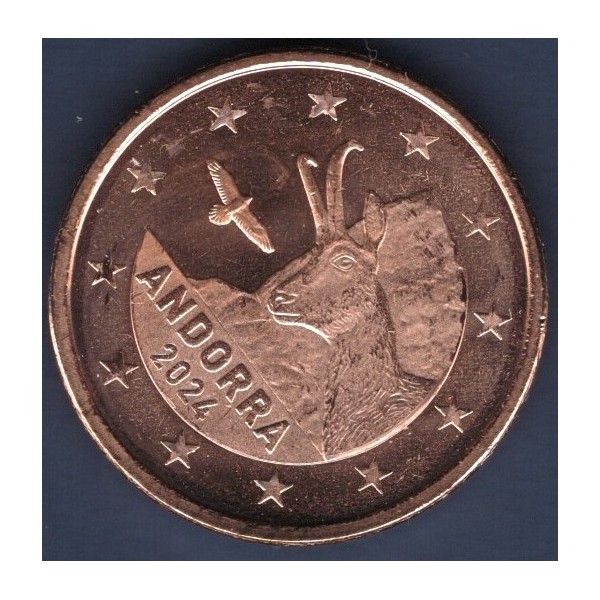 Pièce de 5 centimes d'Euro Andorre 2024